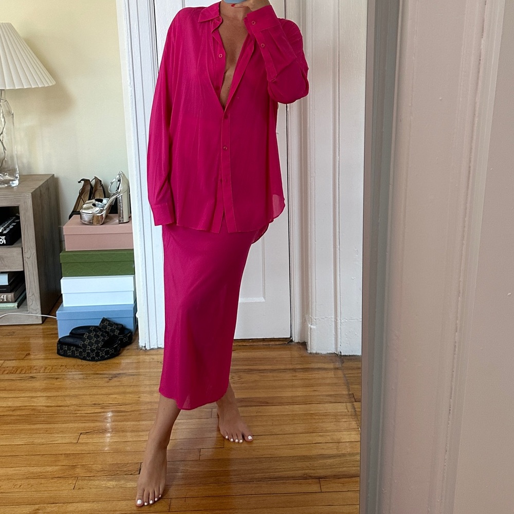L'Academie Pink Skirt